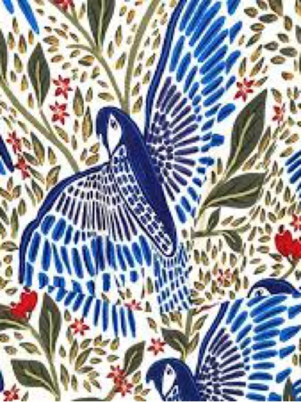 Farm Rio Macaw Maxi - White/Blue - Picture 2 of 2
